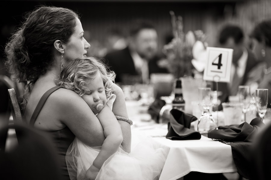 trinity-episcopal-terrys-catering-bloomington-wedding-15 fun photo of a sleepy girl at a wedding