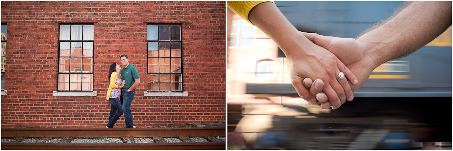 Charlottesville-Mall-Vineyard-Engagement-Photography-Jessica-Dave-3 Colorful engagement photography in downtown Charlottesville