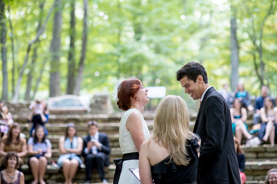 Brown-County-Indiana-Abe-Martin-Lodge-Wedding-Amanda-Jacob-06 Fun, outdoor amphitheater wedding in Brown County