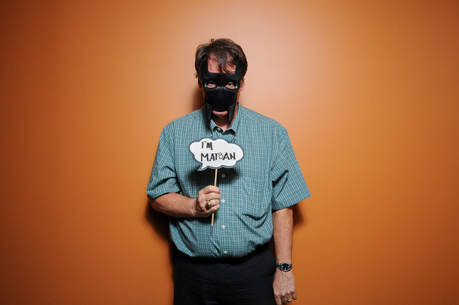 Bloomington-Indianapolis-Indiana-Photobooth-03 Comical and silly photobooth photo of Batman from party at Upland Brewery