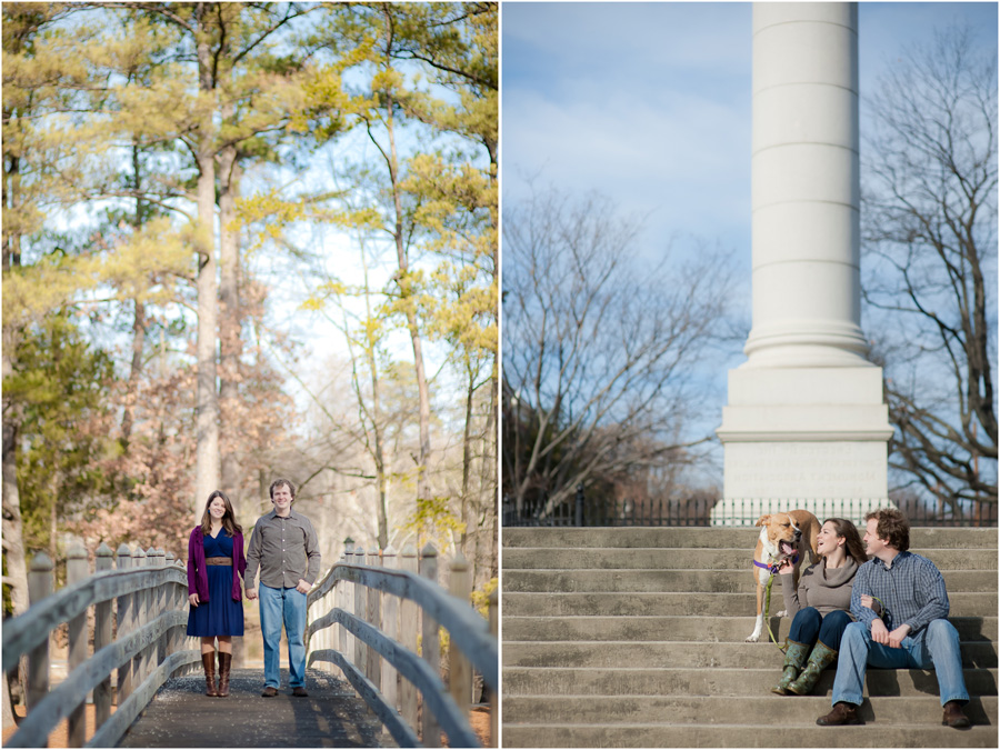 University of Richmond Engagement Photography