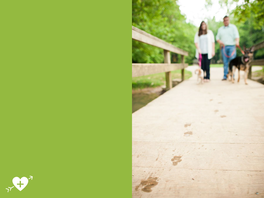 Spring-Mill-Inn-Park-Indiana-Engagement-Photography-1 Funny engagement picture with dogs at Spring Mill State Park
