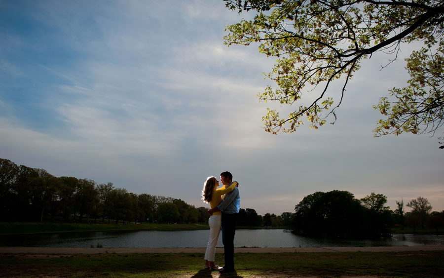 Byrd-Park-Richmond-Virginia-Engagement-Photo-Jen-Iain-001 Dramatic Engagement Photo Richmond Virginia