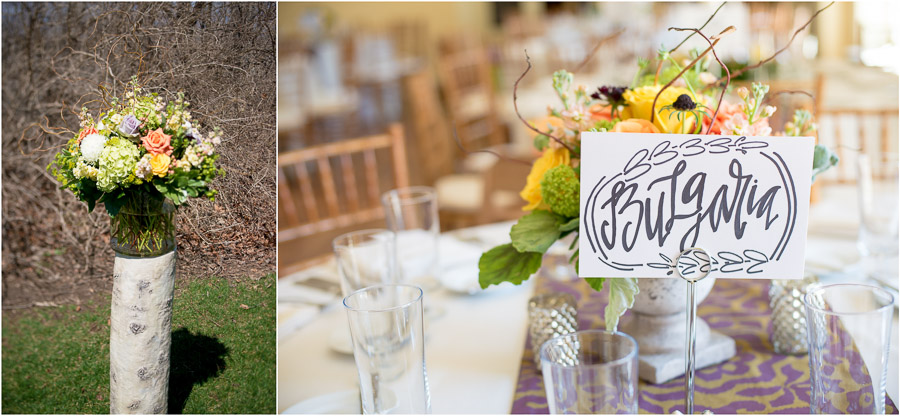 Laurel-Hall-Indianapolis-Indiana-Wedding-Jess-Jon-04 Beautiful florals and wedding details of travel themed wedding at Laurel Hall