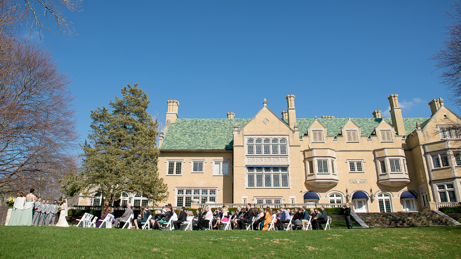 Laurel-Hall-Indianapolis-Indiana-Wedding-Jess-Jon-07 Beautiful outdoor ceremony at Laurel Hall wedding in Indiana